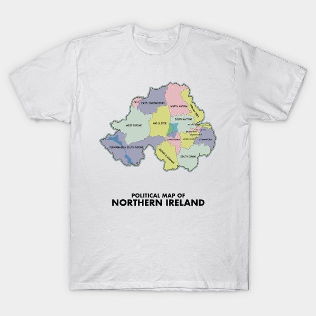 Political map of Northern Ireland by nickemporium1